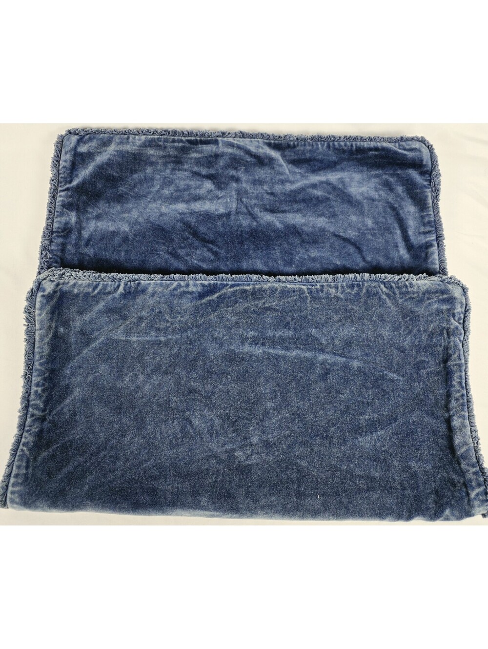 Pottery Barn Everywhere Velvet Pillow Cover Cotton Midnight 20”x20”